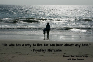 Cosette & Yisaeng at beach Nietzsche quote
