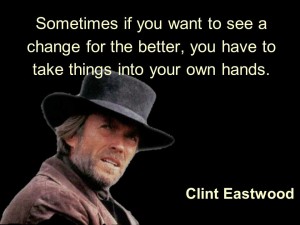Clint Eastwood change for the better